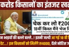 PM Kisan 18th Installment Date