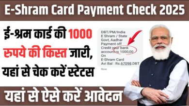 E-Shram Card Installment