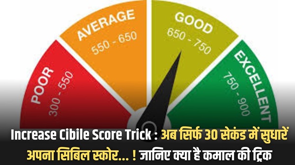 Increase Cibile Score Trick