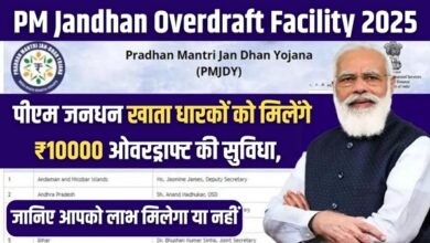 PM Jandhan Overdraft Facility