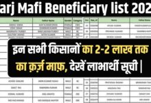 Karj Mafi Beneficiary list