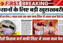 Loan Waiver List Released