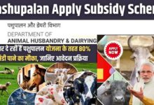 Pashupalan Apply Subsidy Scheme