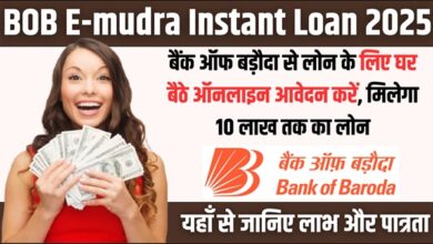 BOB E-mudra Loan