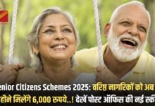 Senior Citizens Schemes 2025