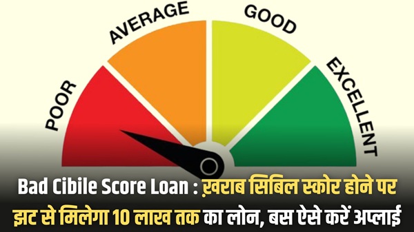 Bad Cibile Score Loan