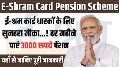 E-Shram Card Pension