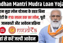 Pradhan Mantri Mudra Loan