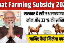 Goat Farming Subsidy 2026