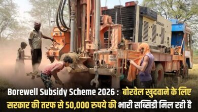 Borewell Subsidy Scheme 2026