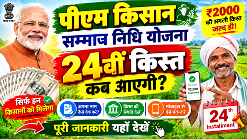PM Kisan Samman Nidhi Yojana 24th Installment